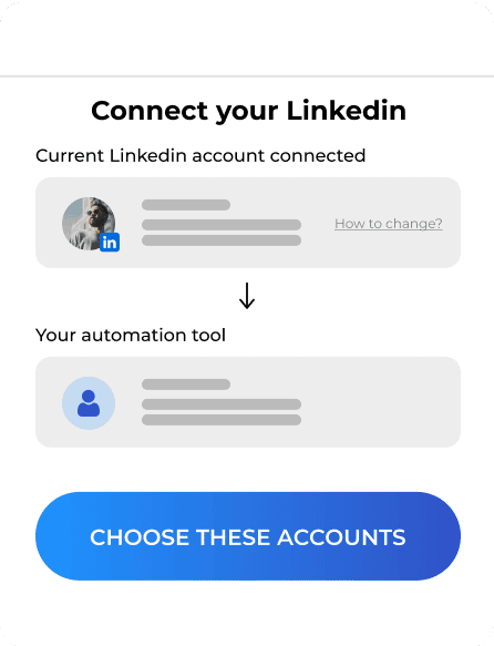 Connecting a LinkedIn account in an automation tool