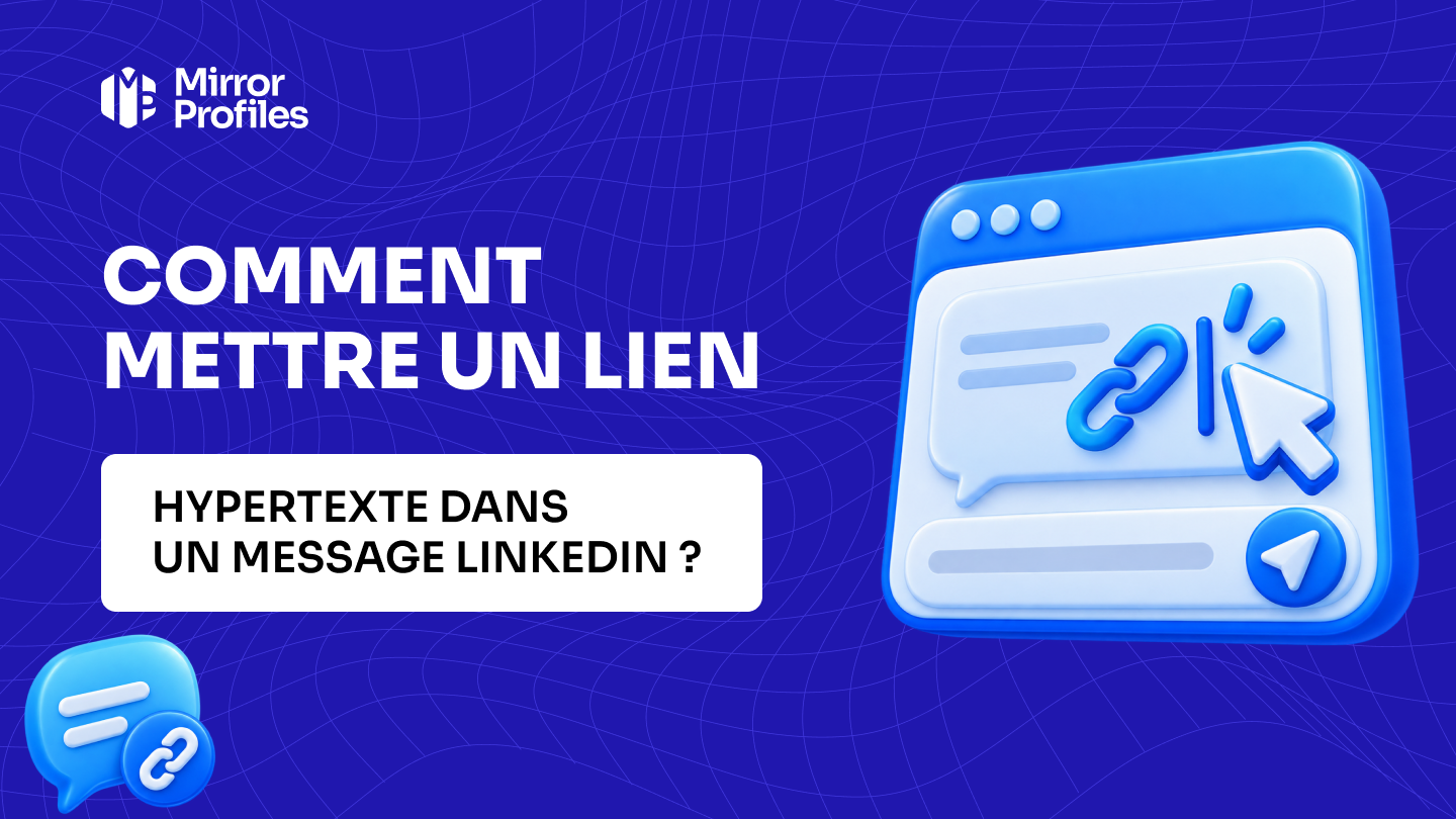 Comment mettre un lien hypertexte dans un message LinkedIn ?