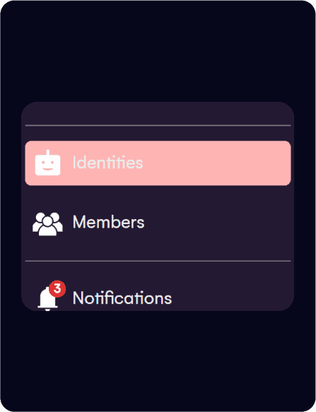 La Growth Machine setup, step 2: Add an identity