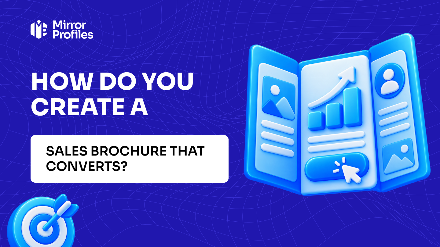 How do you create a sales brochure that converts?