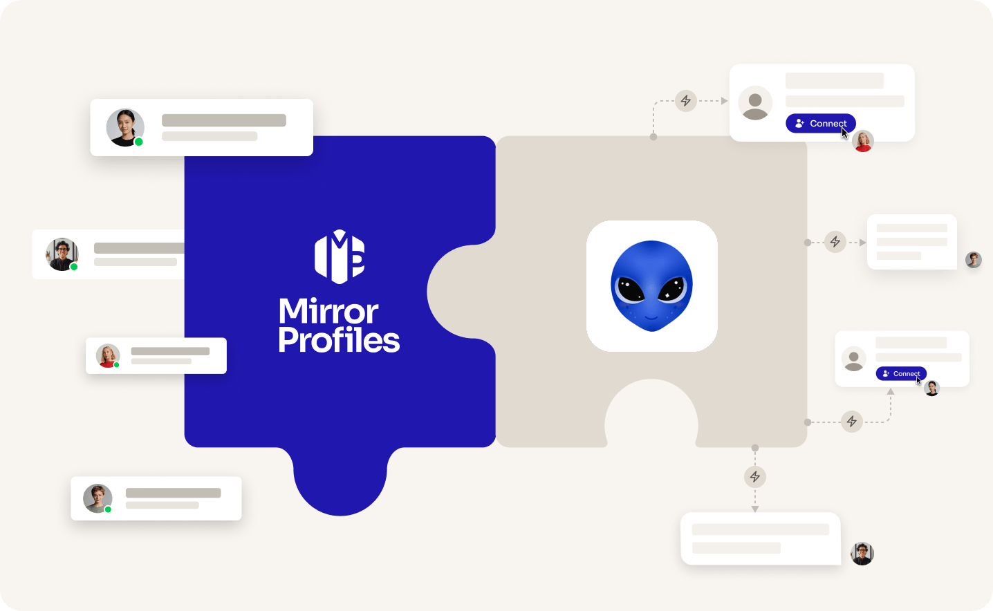 Waalaxy and MirrorProfiles integration