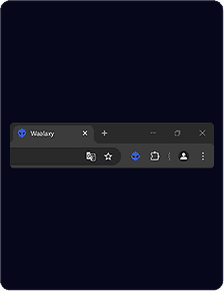 Waalaxy setup, step 1: Open Waalaxy