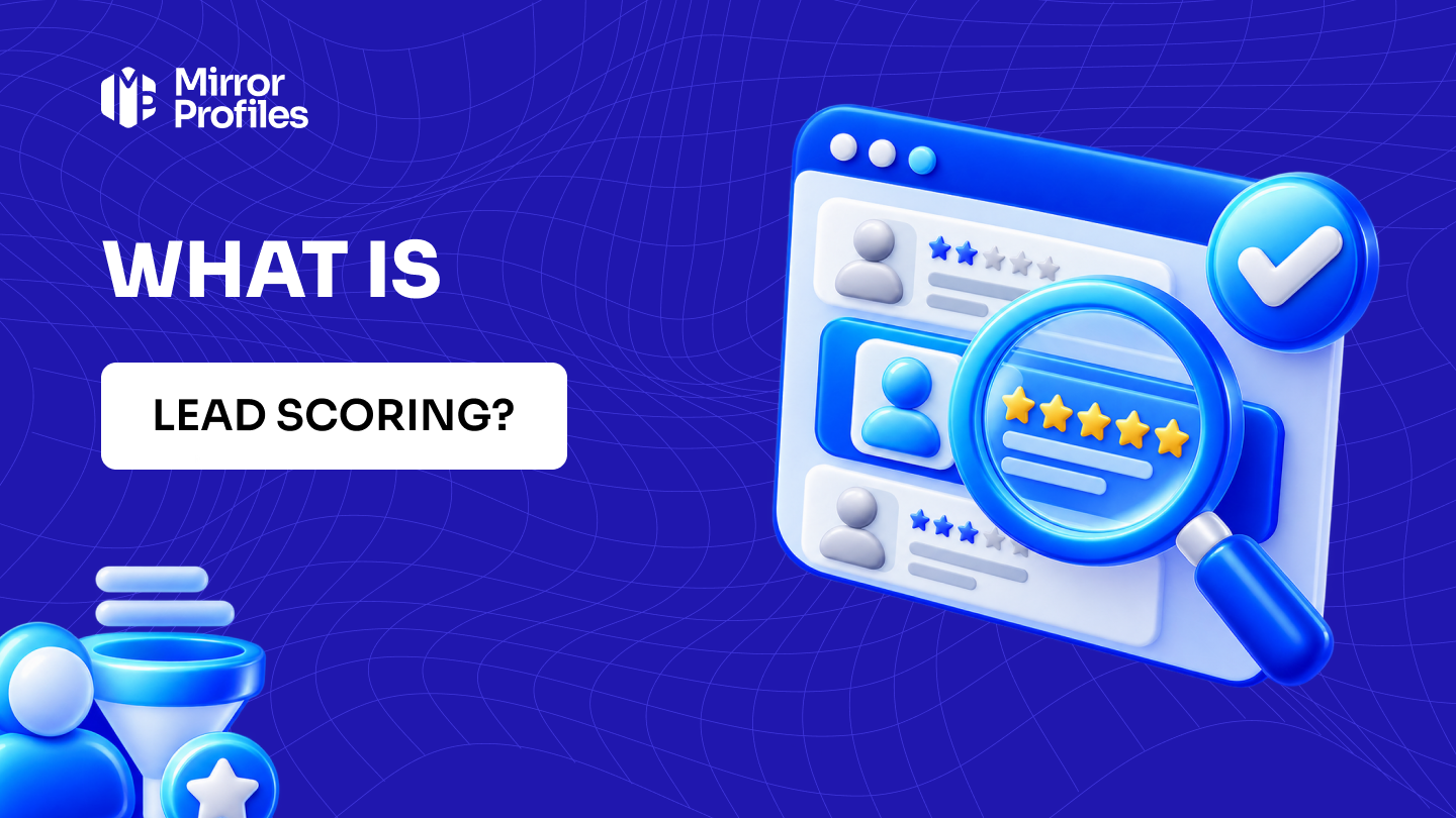 What is lead scoring?